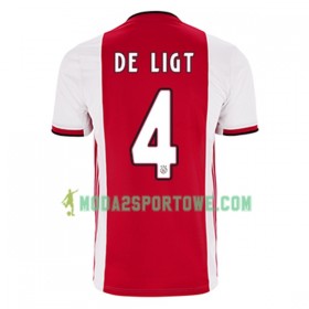 Koszulka Ajax Amsterdam Matthijs de Ligt 4 Domowe Stroje Piłkarskie 2019/20 Krótki Rękaw